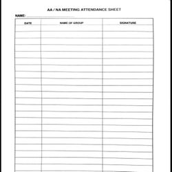 AA MEETING(Stamp,Date,Signed)