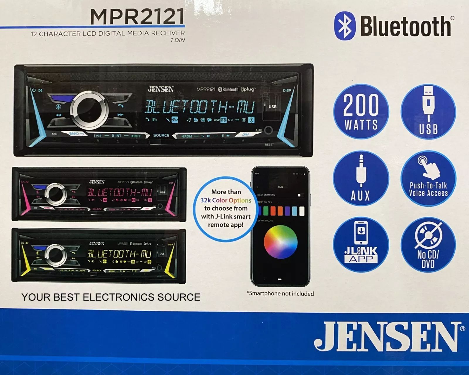 Jensen MPR2121 Digital media receiver