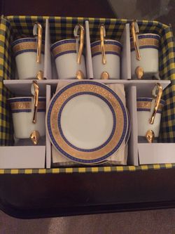 Beautiful espresso coffee set-new