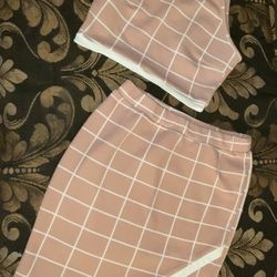 Set De Falda Y Crop Top Size XS