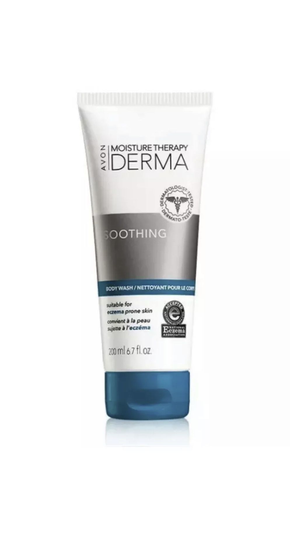 (1)Avon Moisture Therapy DERMA Soothing Body Wash for ECZEMA Prone Skin 6.7 fl