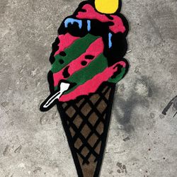 ICECREAM x BBC Handmade Tufted Rug (47”x 19”)