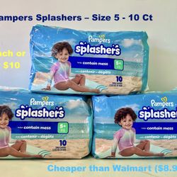 Pampers Splashers Swim Diapers – Size 5 (11 ct)
