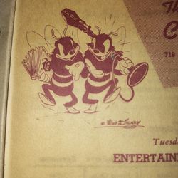 Vintage Disney Art Sacramento Cooking book