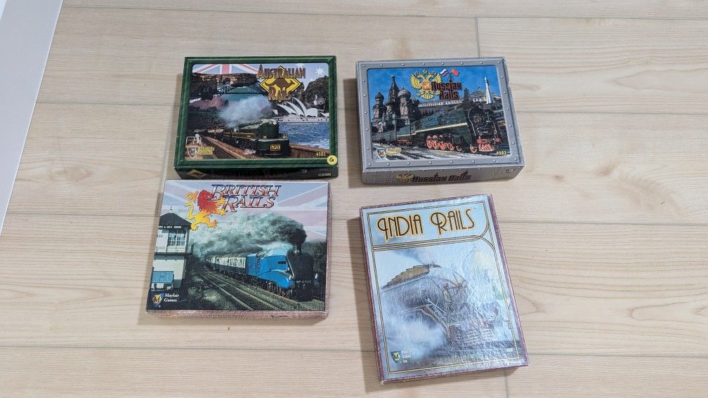 Board Games: 4 Train Games By Mayfair, Empire builder