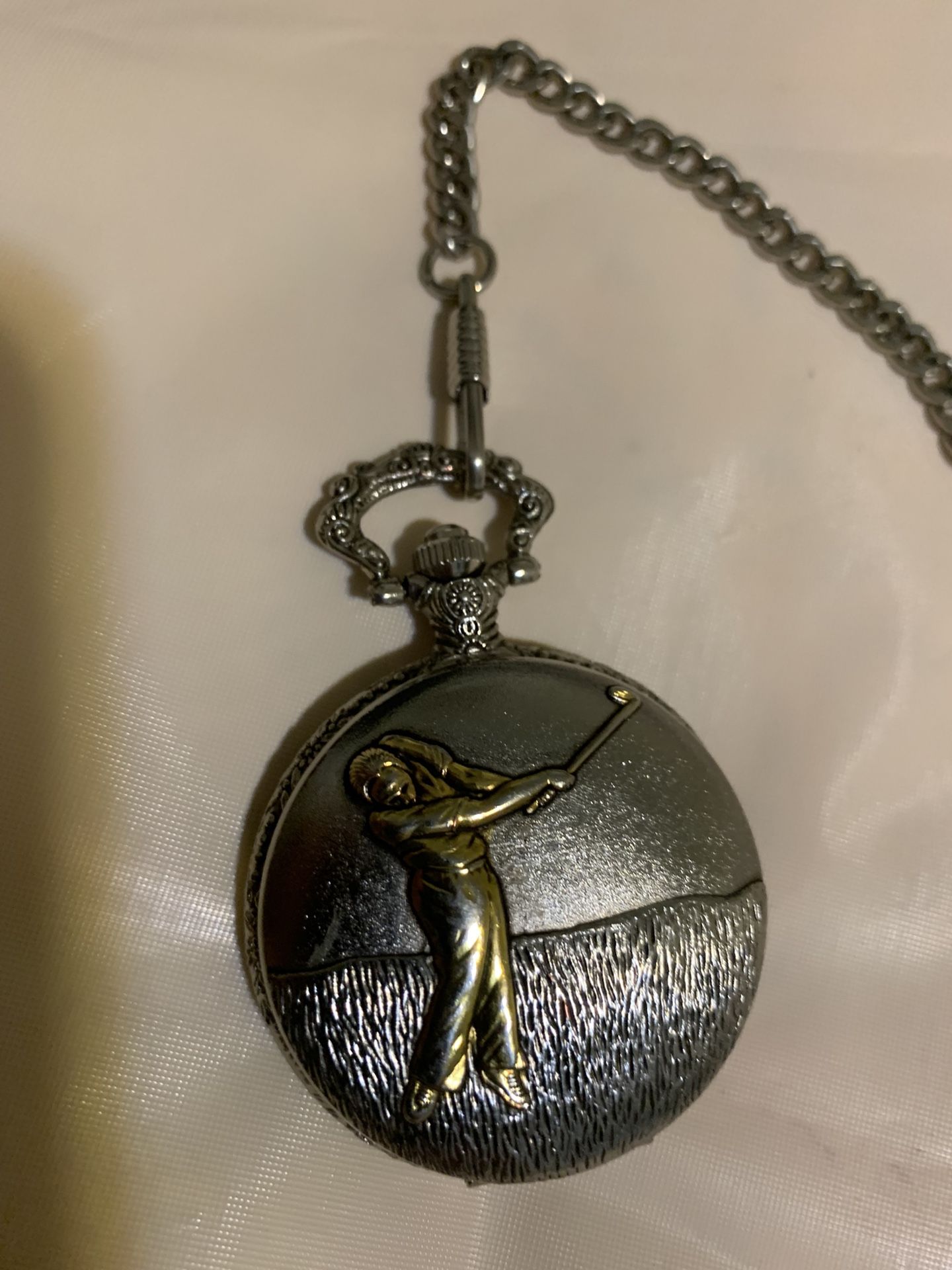 The pocket watch works well in good condition.