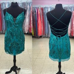 New With Tags Alyce Paris Sequin Short Formal Dress & Homecoming Dress $99