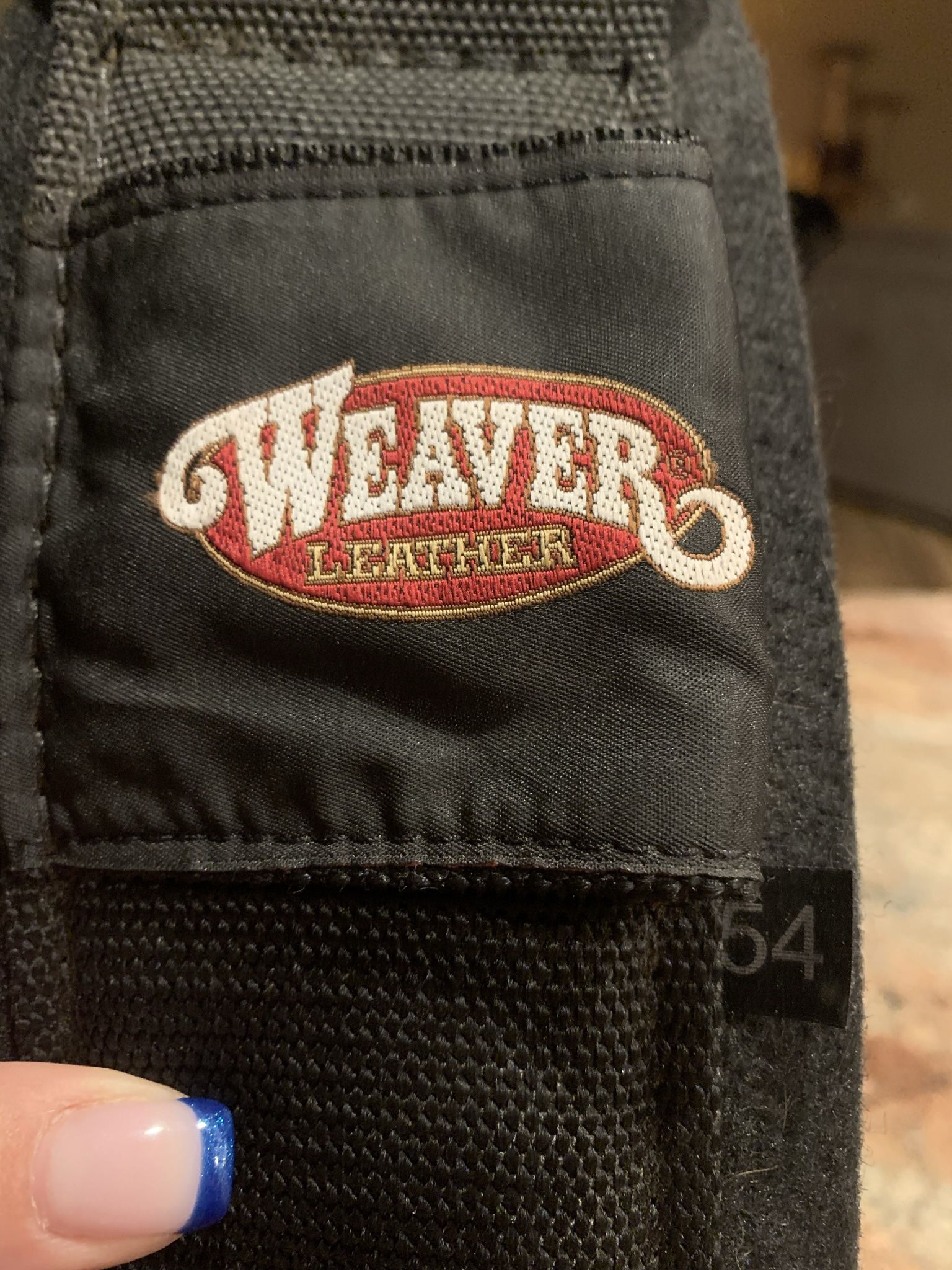 Lightly Used Weaver Size 54 Western Cinch