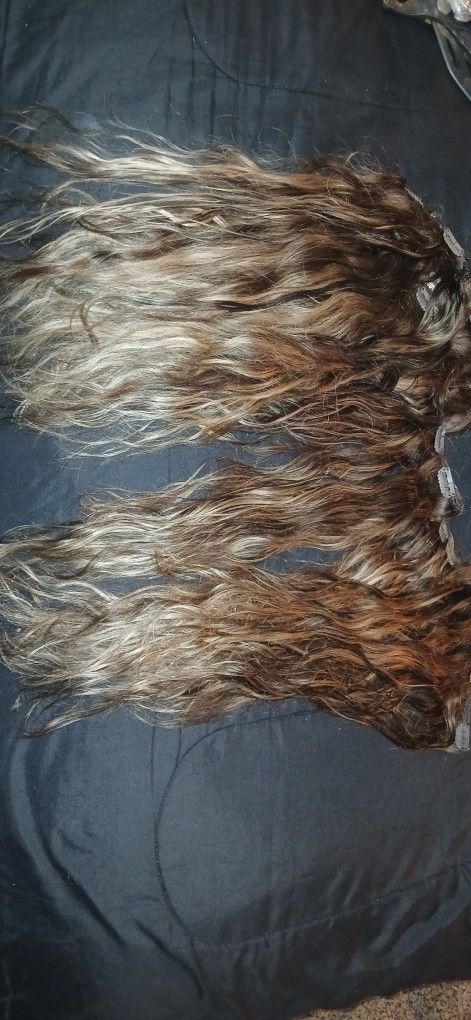 Real Human Hair Clip In Extentions 