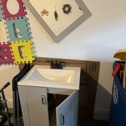 Bathroom Vanity And Mirror 