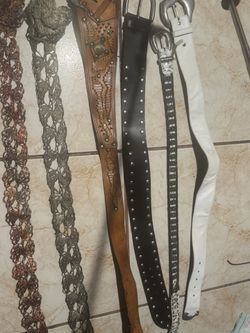Vintage Ladies Belts (sold Individual)