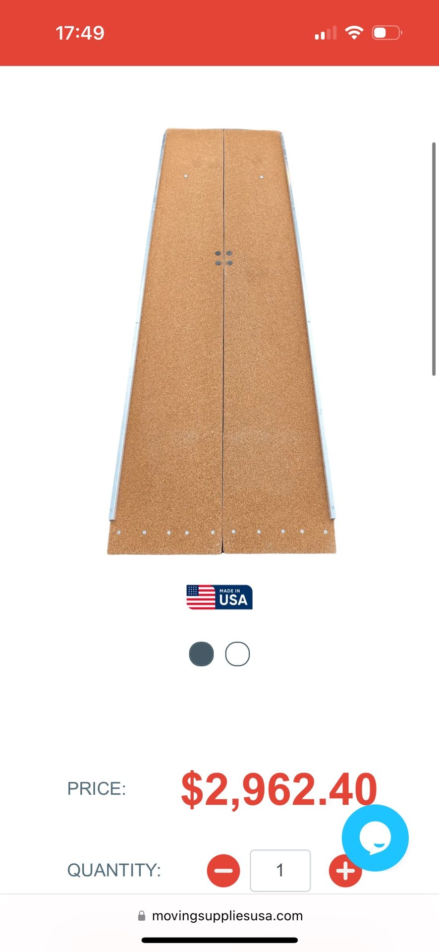 Melcher Ramp 14'x36" (Split Ramp)