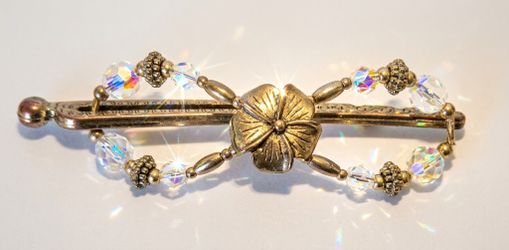 decorative hair clip or barrette