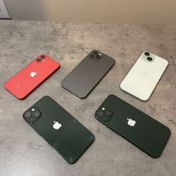 iPhone (lot of 5) All Unlocked 