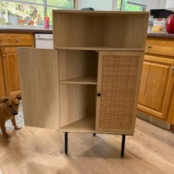 3 shelf Corner Wooden Cabinet