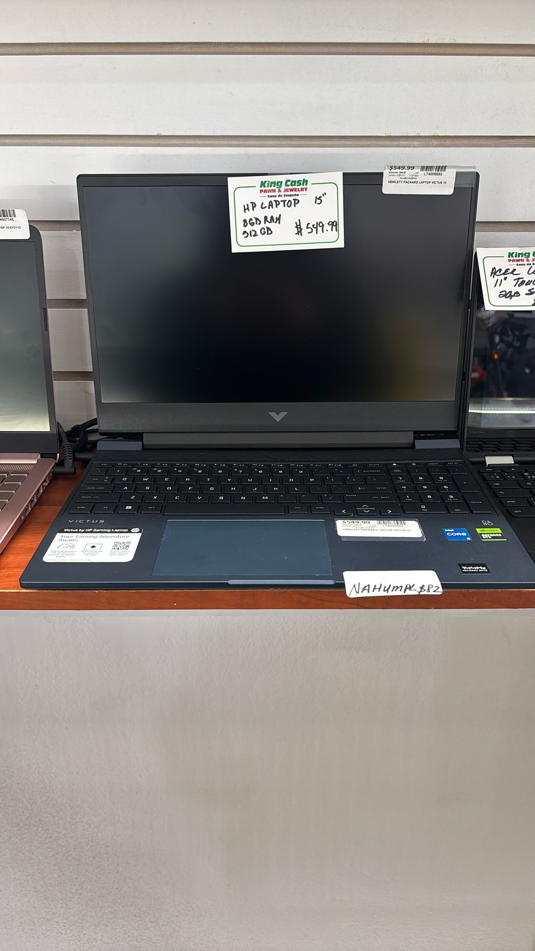 Victus Gaming Laptop Hewlett Packard 15”