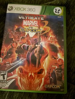 Ultimate marvel vs Capcom 3 Xbox 360