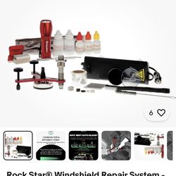 Rock Star® Windshield Repair System - Kit Chip Glass Repair