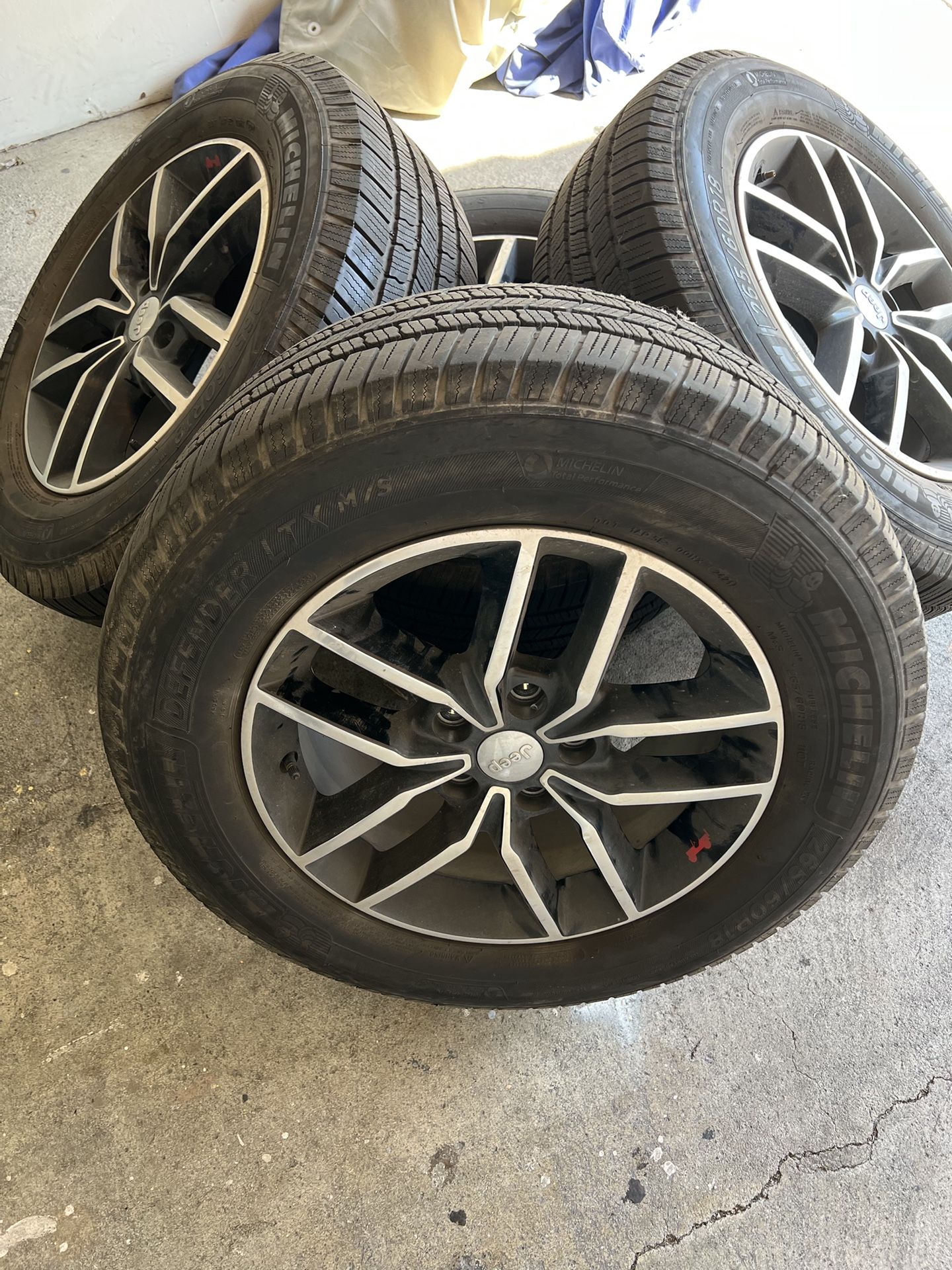 18” Jeep Rims & Tires