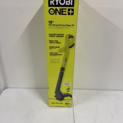 RYOBI ONE+ 18V 10 in. Cordless Battery String Trimmer/Edger (Tools Only)