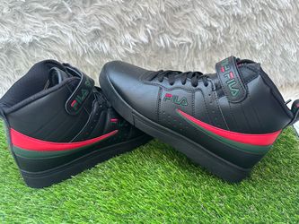 Fila High-Top Sneakers Black Red Green Vulc 13 Size 8.5 Men