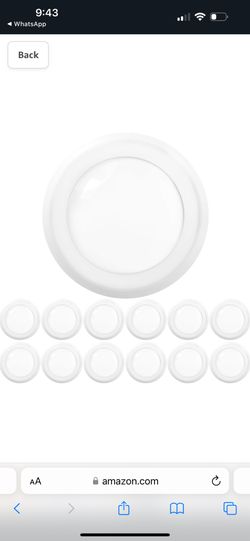Sunco 12 Pack 5/6” LED Disk Light Flush Mount Celling Light 