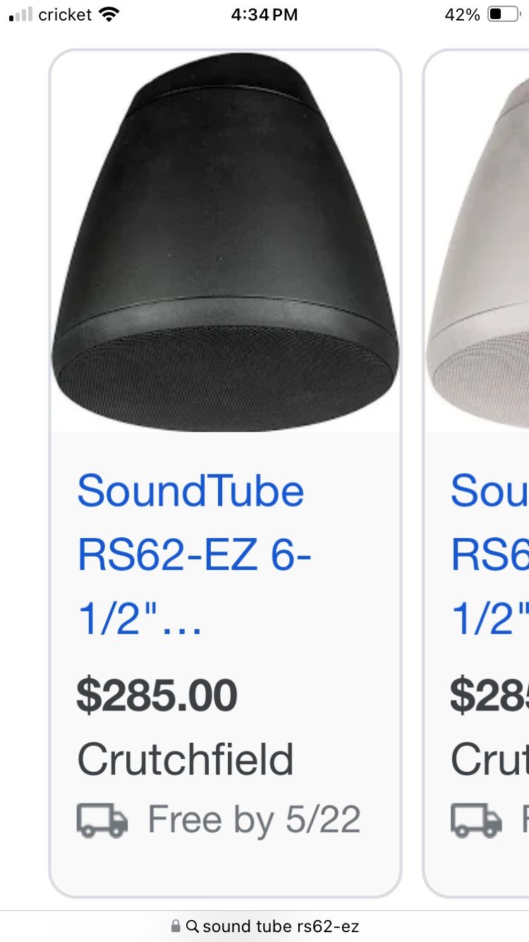 Sound Tubes RS62-EZ NEW