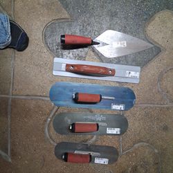 Concrete tools $20 each or $60 all