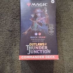 MTG OUTLAWS  THUNDER JUNCTION  BOX COMANDER DECK