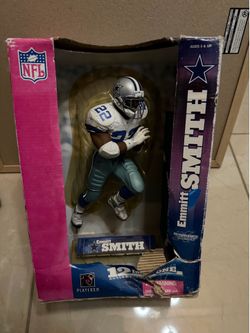 EMMITT SMITH Dallas Cowboys McFarlane NFL 12" Series 1 Figure VERY DMG PKG READ