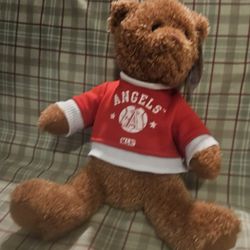 ANGELS MLB BASEBALL STADIUM BROWN BEAR SPFT PLUSH ANIMAL TOY 