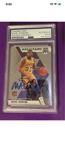 Magic Johnson Auto PSA Certified
