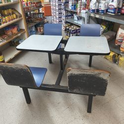 Booth 4 Person Table