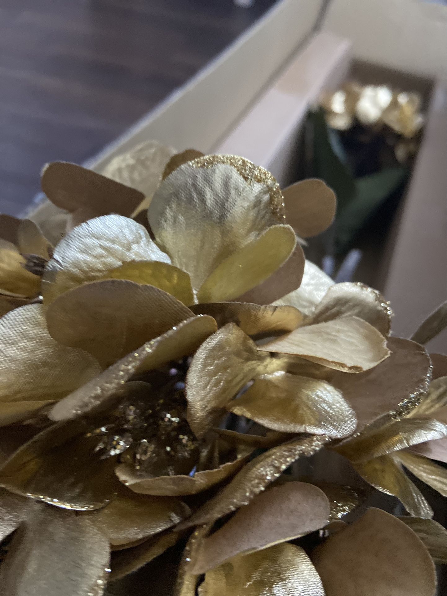 Gold Long stem flowers 36”