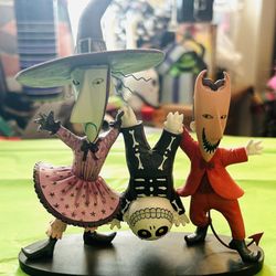 The Nightmare Before Christmas Lock Shock and Barrel Figurine (contact info removed) by Disney Showcase (Retails For $90, See Last Pic)