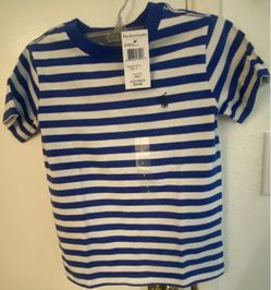 NEW Polo Ralph Lauren Kids Striped T-Shirt Size 5