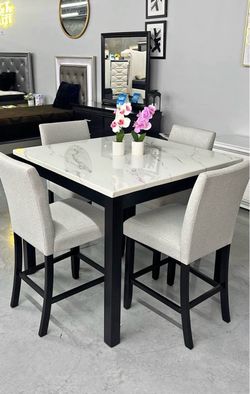 New counter height set