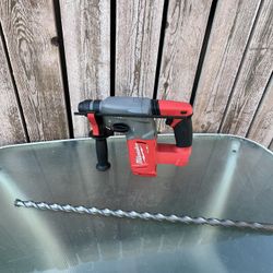 Milwaukee M18 Fuel 18 Volt 1” SDS Plus Rotary Hammer TOOL ONLY /NEW with Drill Bit