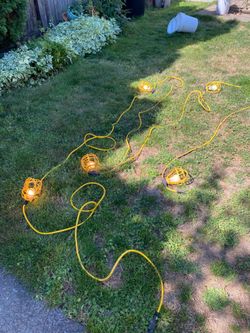 String of work lights