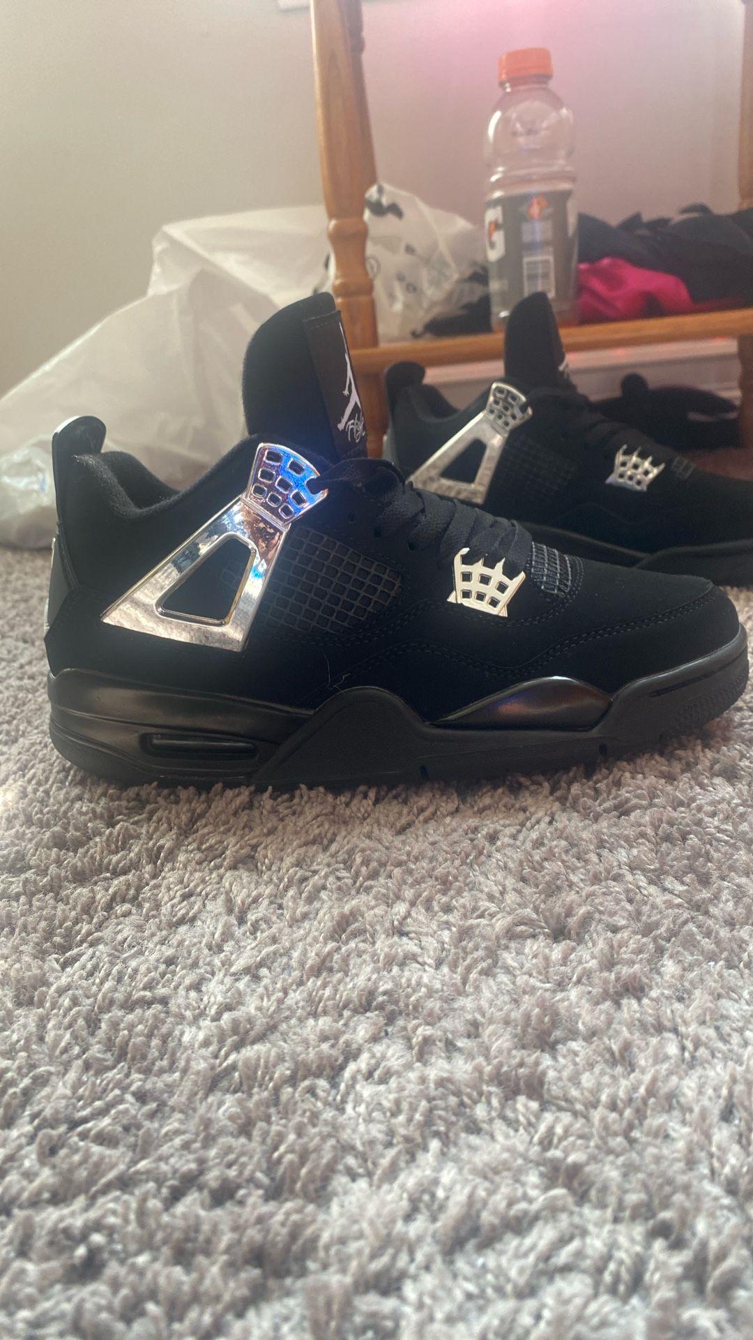 jordan 4 metallic black cats