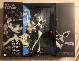 Mattel's 80th anniversary: 2025 the Monster High x Barbie Frankie Stein doll.