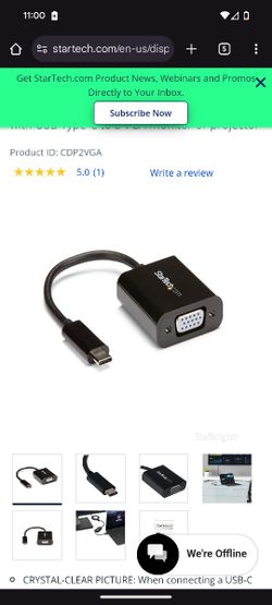 Usb C To VGA Adapter..Dysplayport Adapter