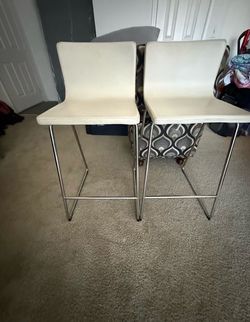Chairs Ikea Bar Top Cushioned Cream Color
