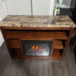 Marble Top Fireplace 