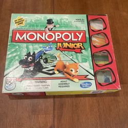 Monopoly Jr Board Game 