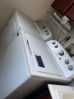 Whirlpool washer and gas dryer