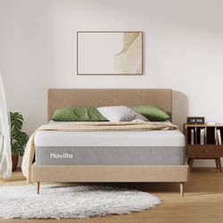 New Novilla Queen Size Mattress, 12 Inch Gel Memory Foam Mattress for Cool Night & Pressure Relief, Medium Plush Feel with Motion Isolating, Bliss