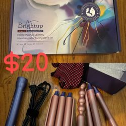 5-in-1 Interchangeable Curling Iron Set