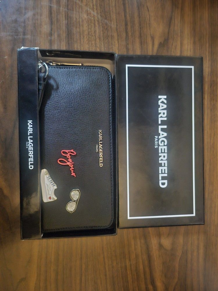 Karl Laegerfed Paris Brand New Clutch Wallet