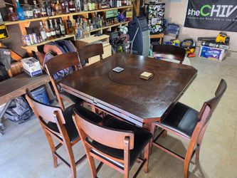Solid wood table